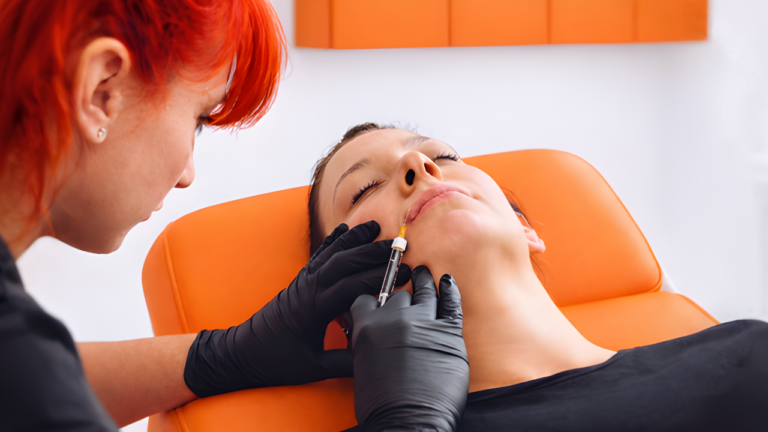 Tanya working on a client,
